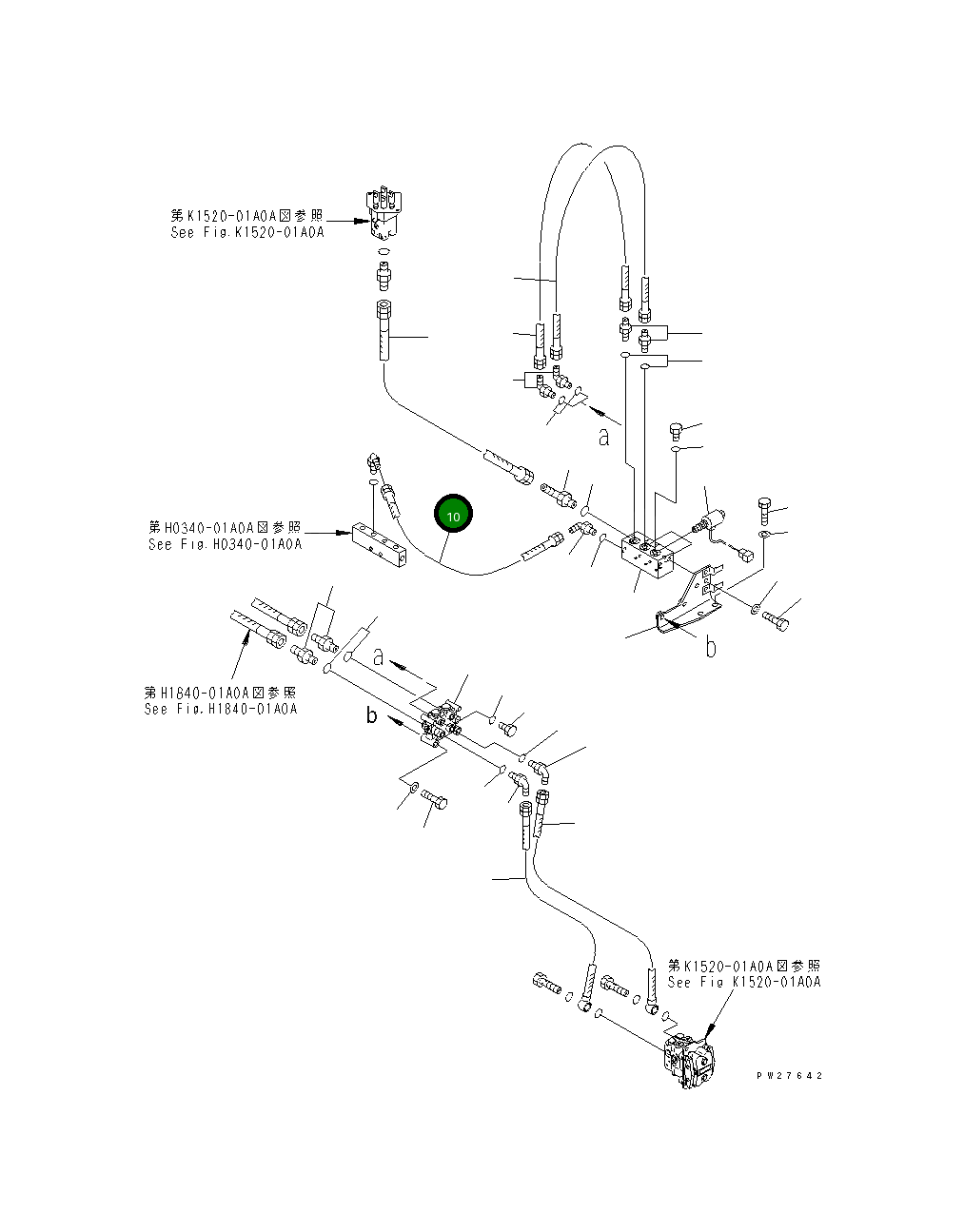 Шланг 07621-00206 Komatsu