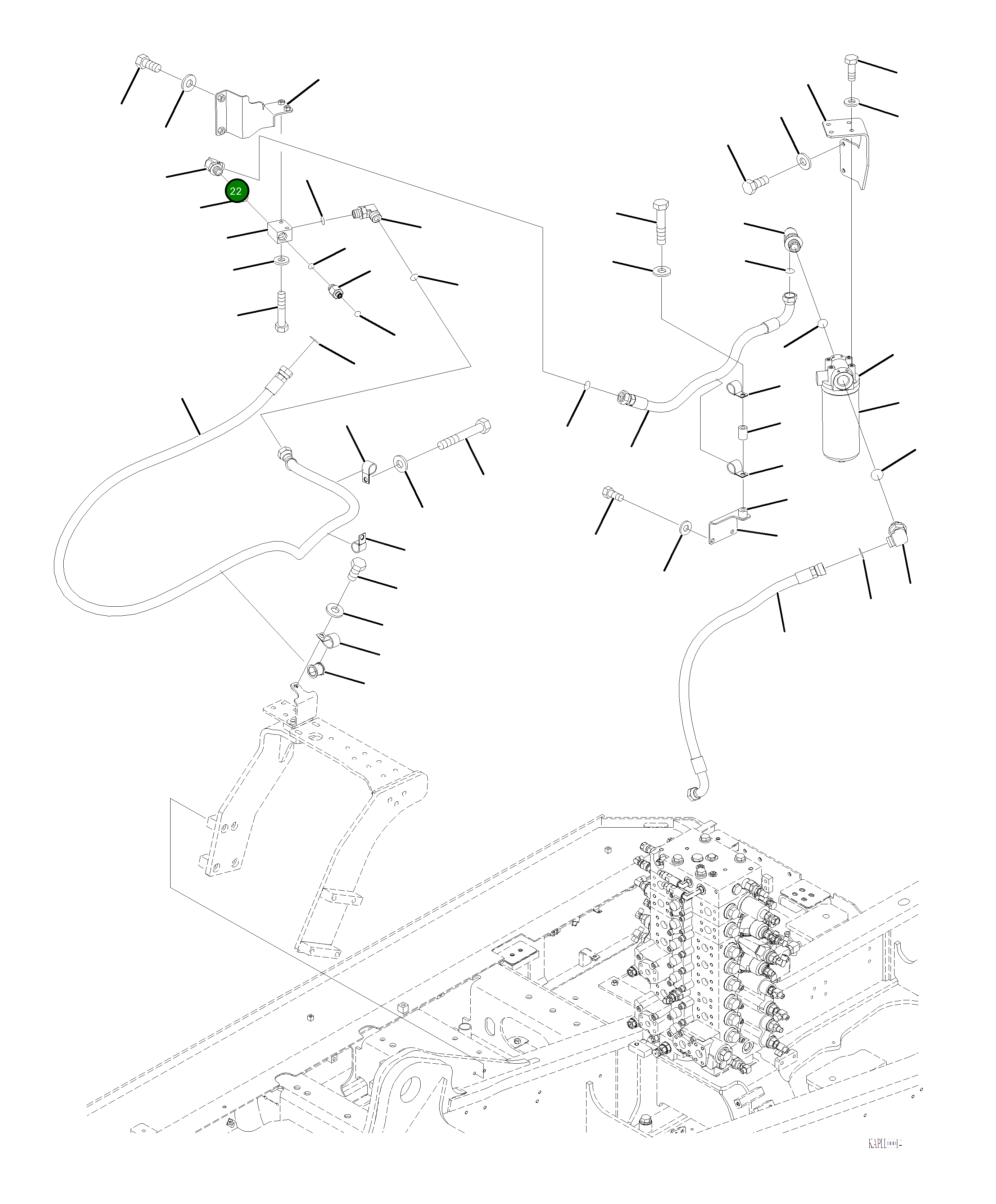 Шланг 02775-006A7 Komatsu