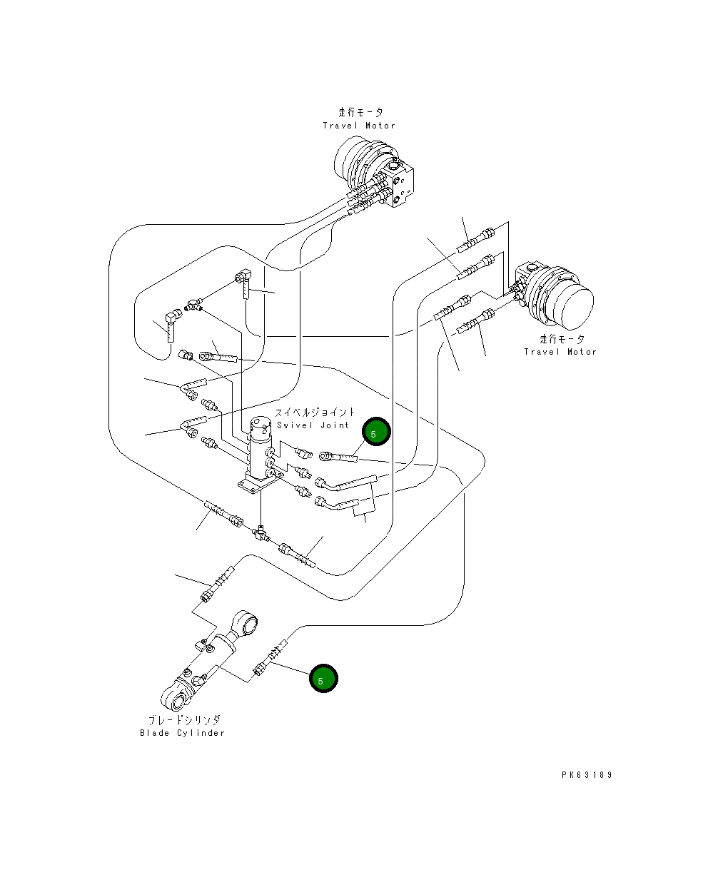 Шланг 20W-62-31210 Komatsu