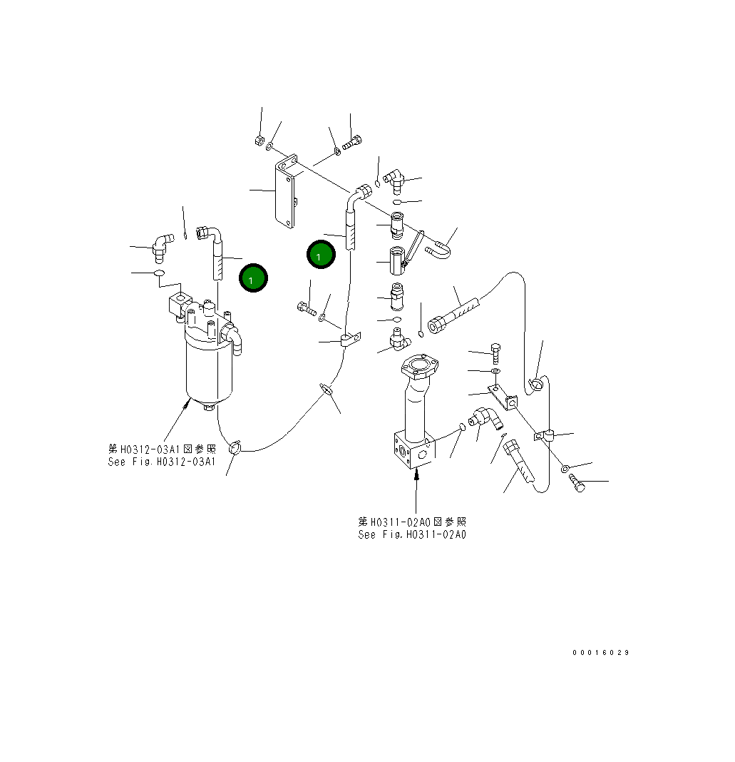 Шланг 209-64-13121 Komatsu
