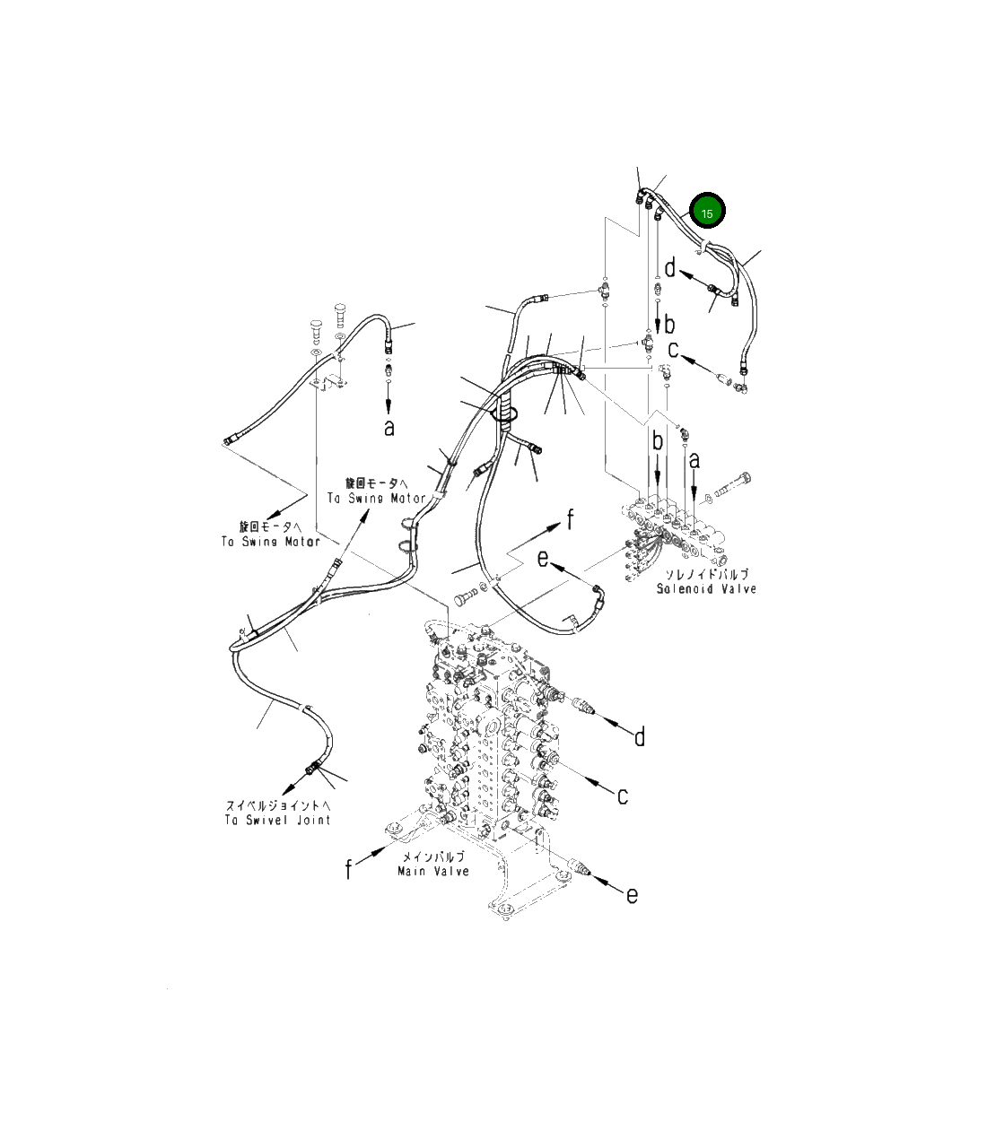 Шланг 02742-002A7 Komatsu