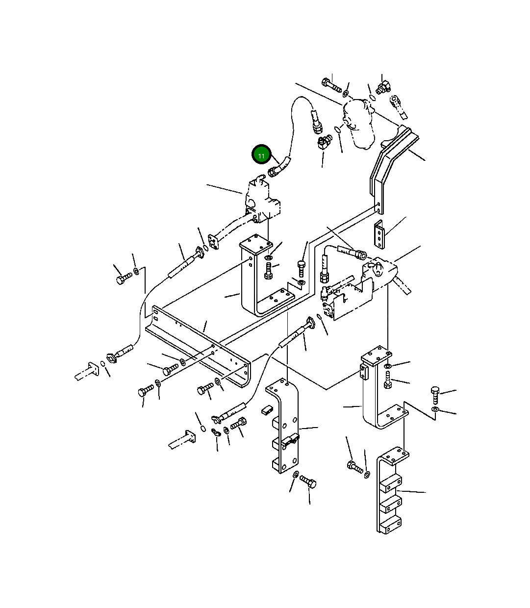 Шланг 07012-21003 Komatsu
