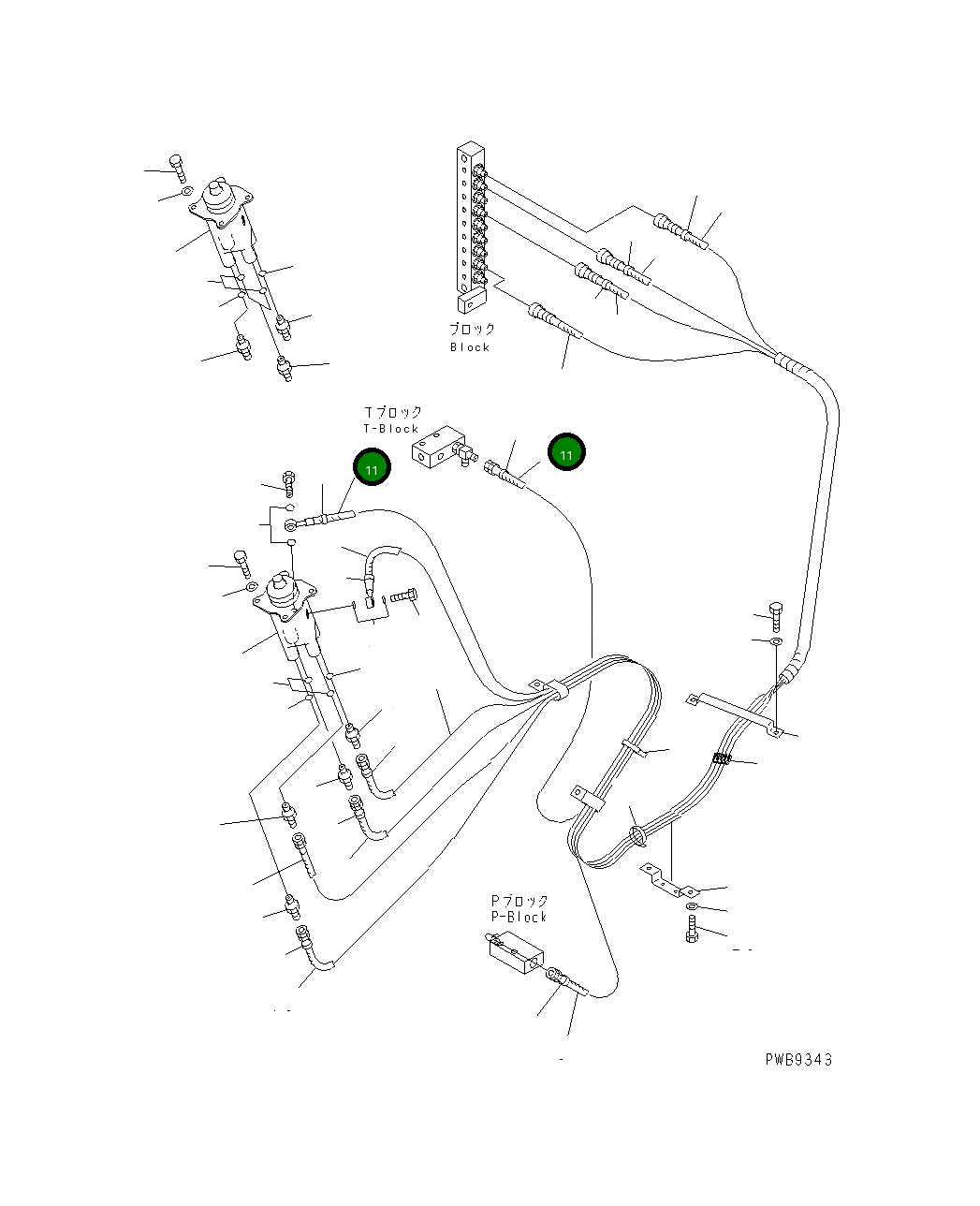 Шланг 20Y-62-K5140 Komatsu