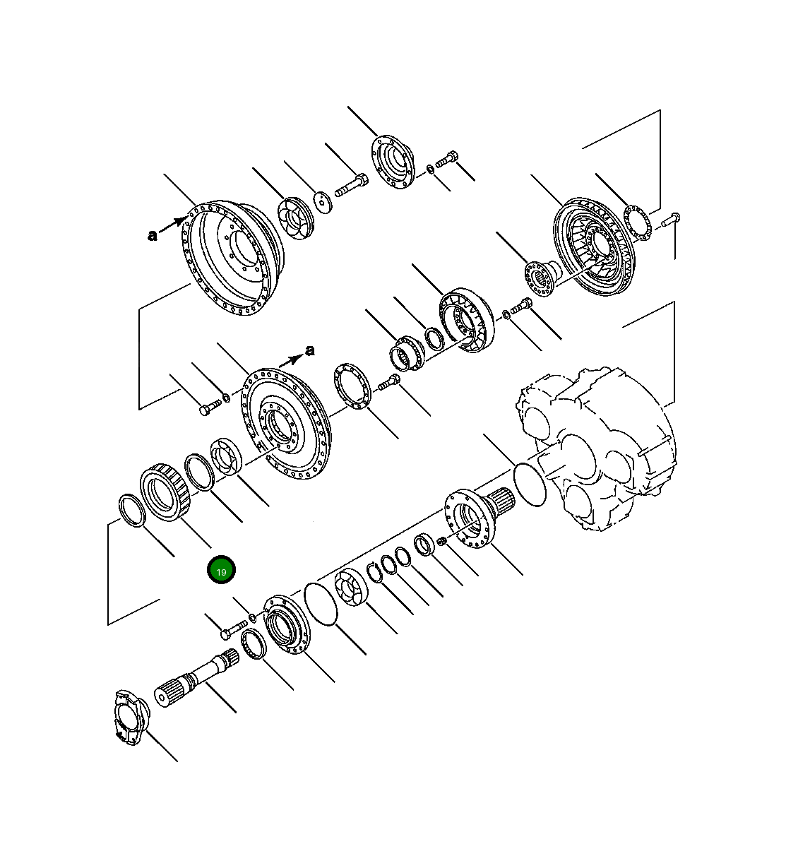 Шестерня 711-17-21140 Komatsu