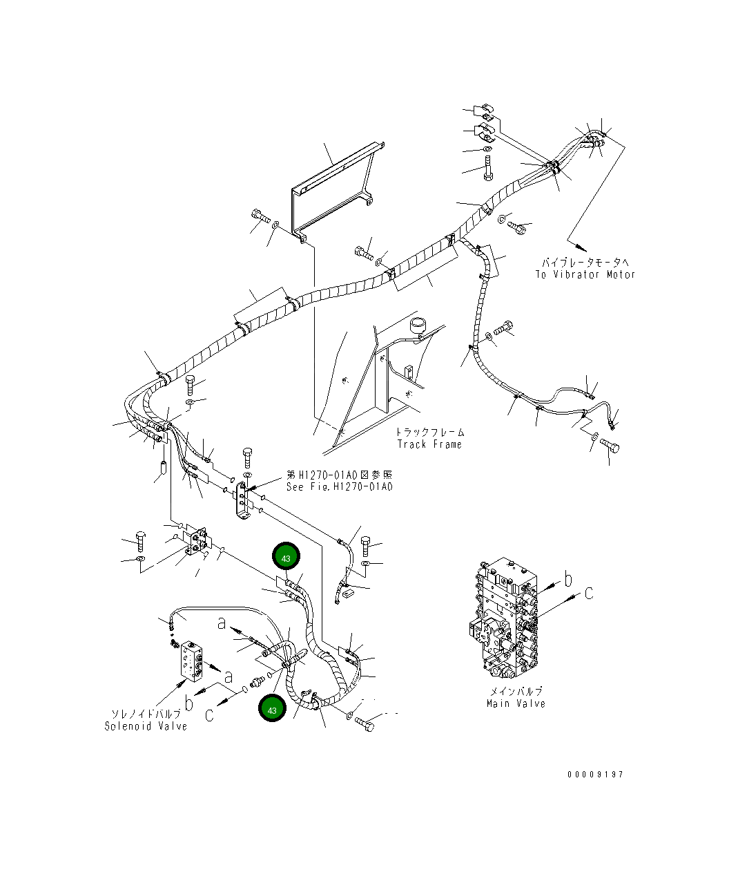 Шланг 02753-00519 Komatsu