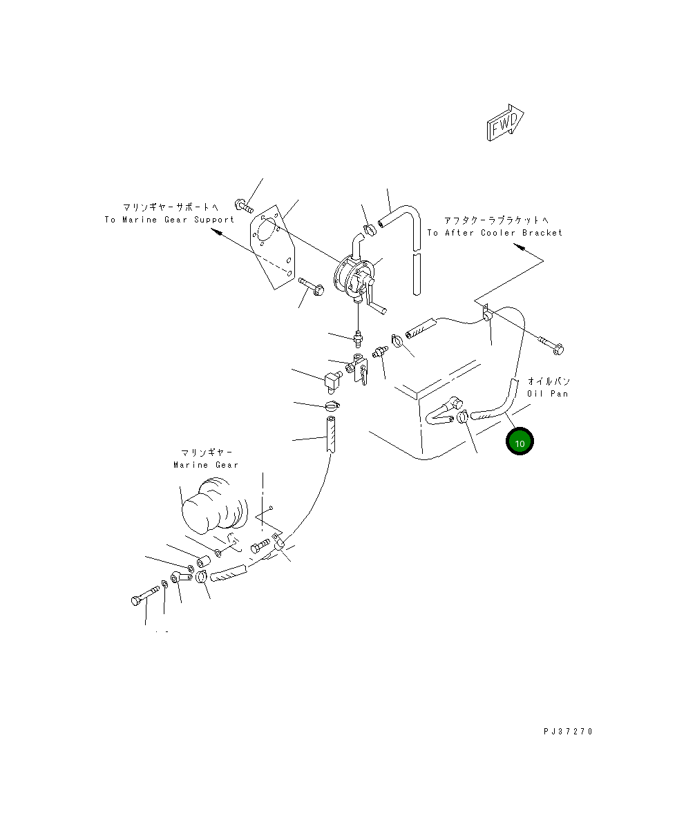 Шланг 07260-21465 Komatsu