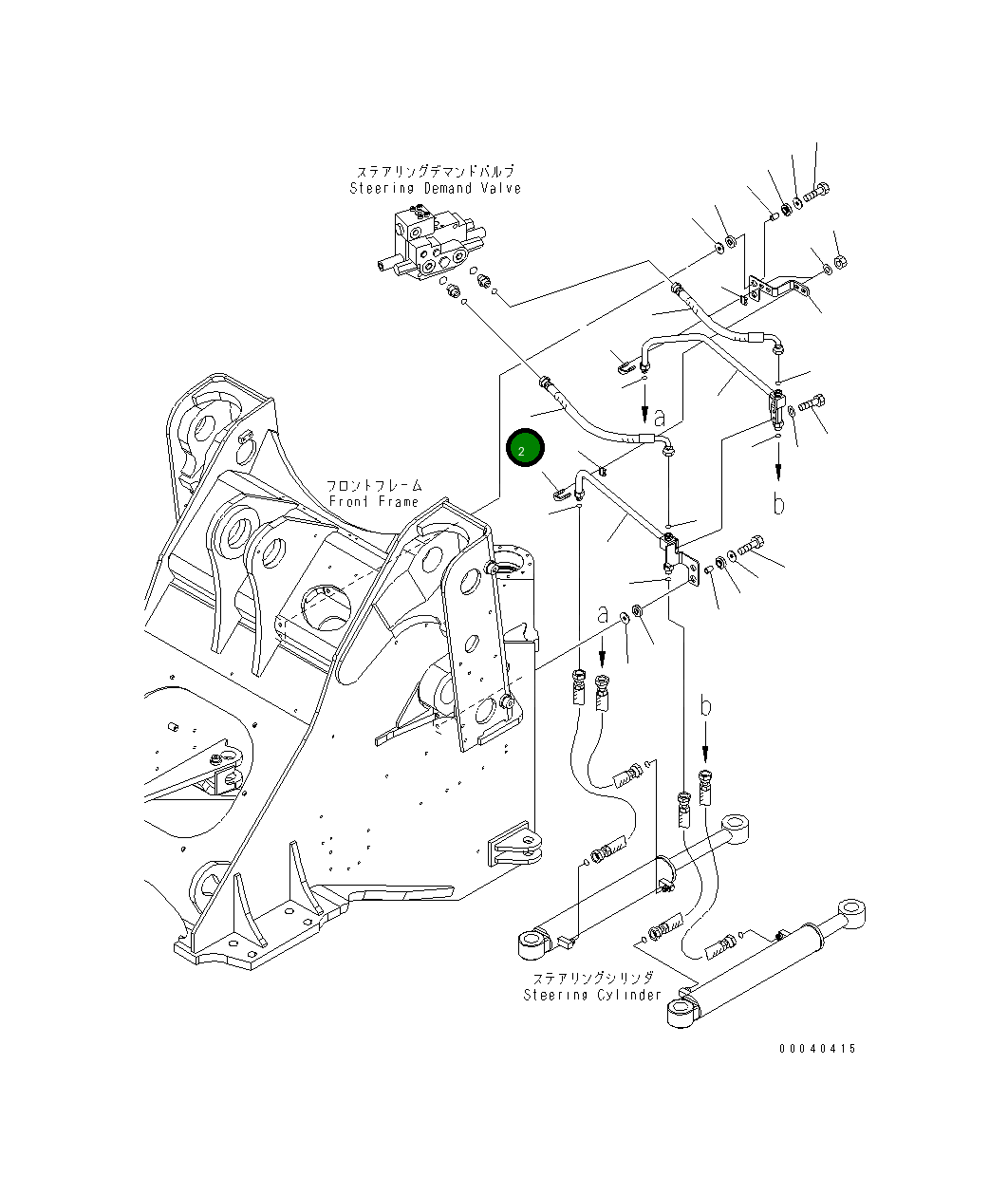 Шланг 02757-005A5 Komatsu