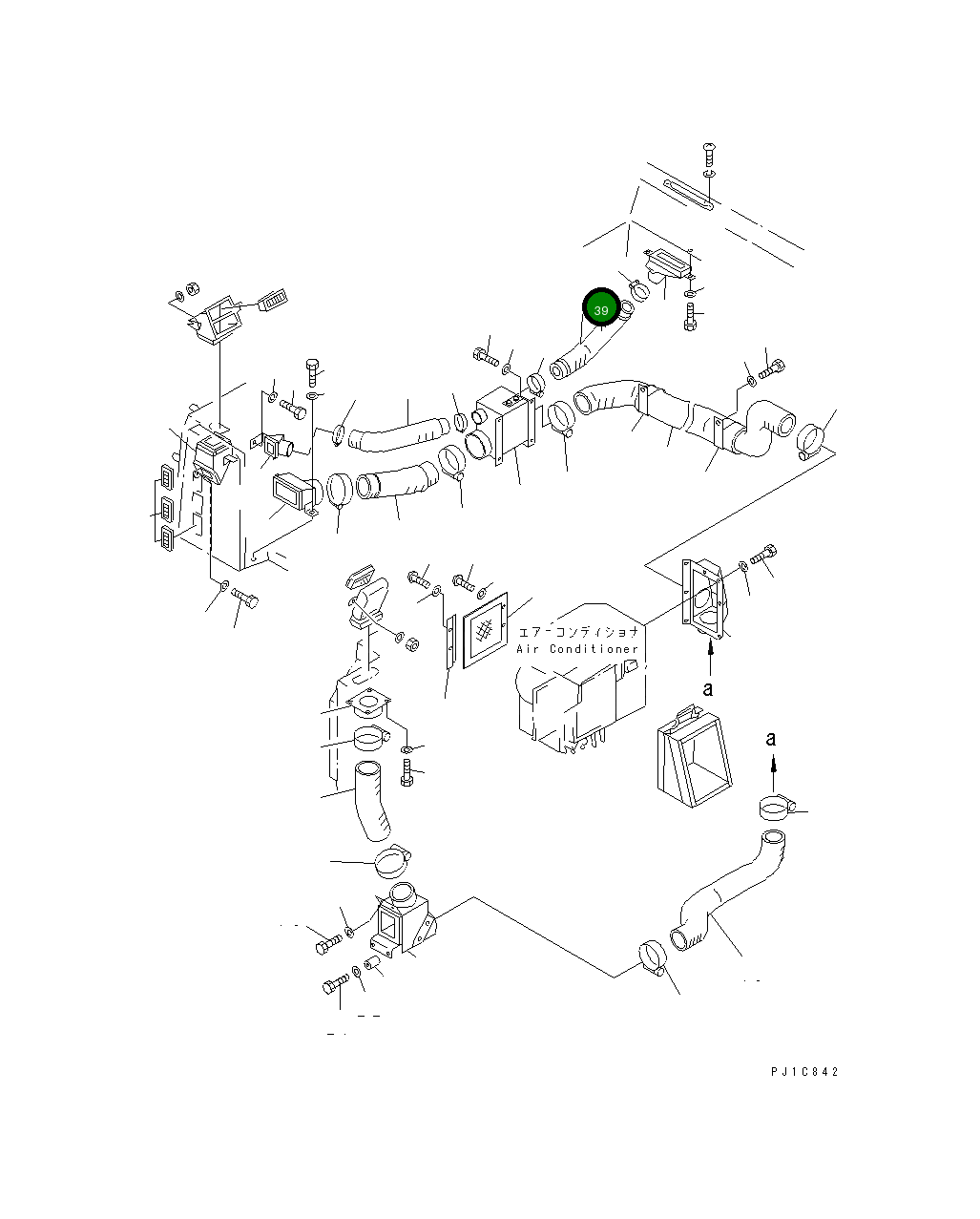 Шланг 154-Z11-5170 Komatsu