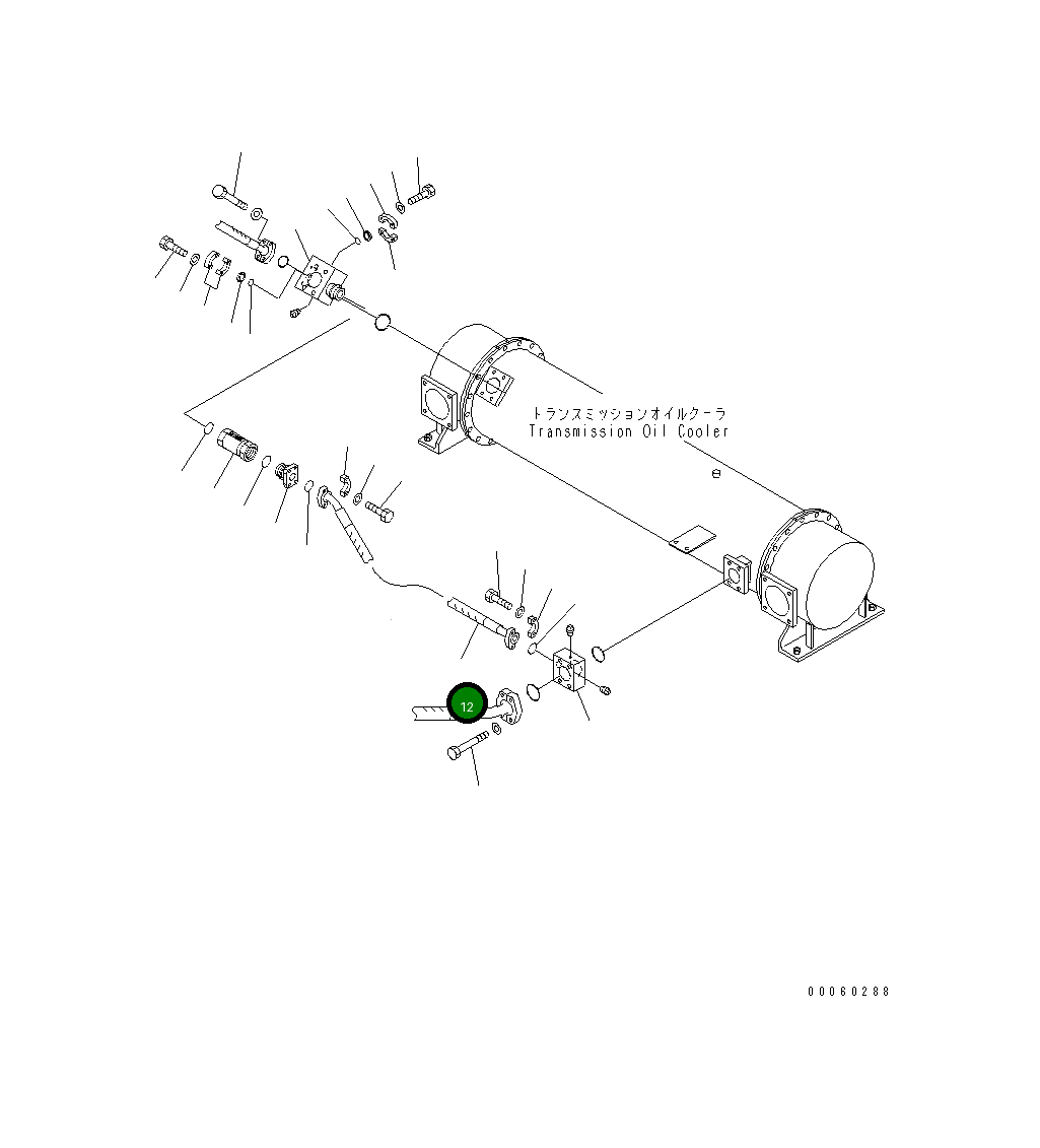 Шланг 07297-010A9 Komatsu