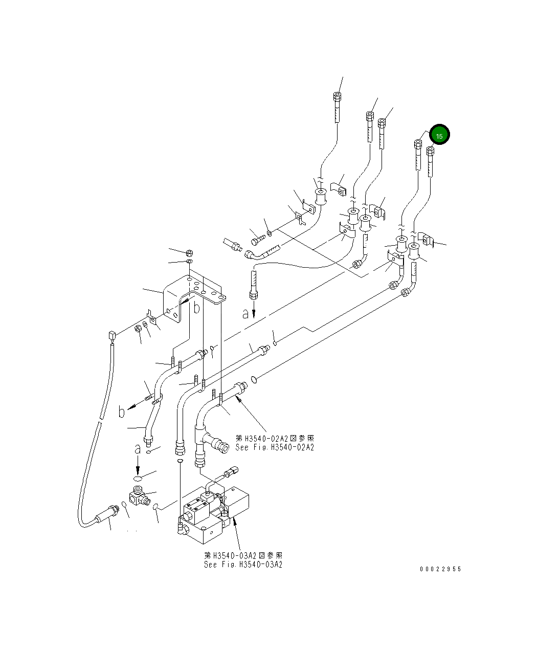 Шланг 02766-005A4 Komatsu