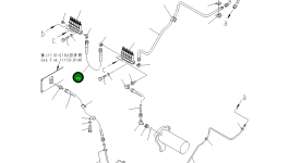 Шланг 07631-20405 Komatsu