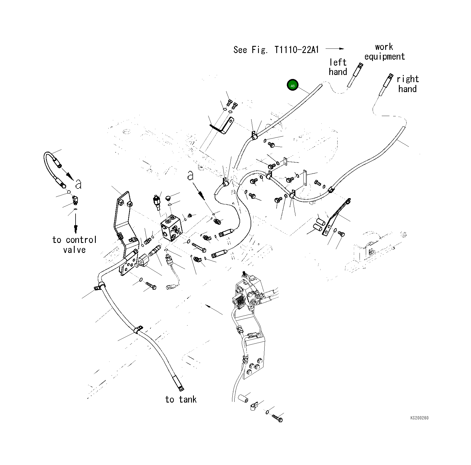Шланг 206-62-K2771 Komatsu