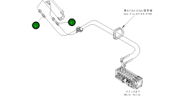 Шланг 20C-62-32412 Komatsu