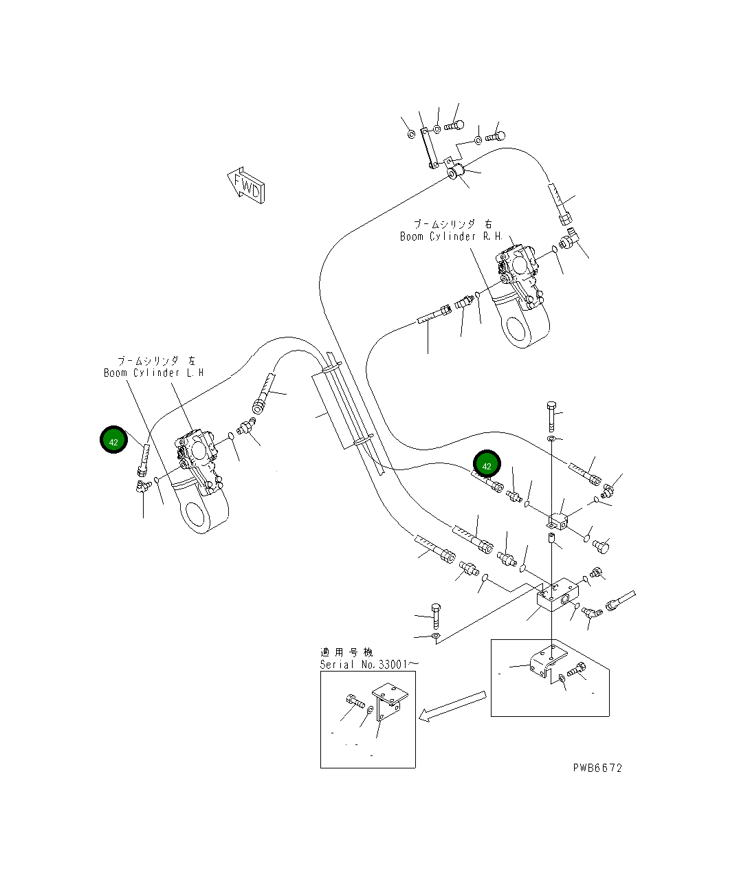 Шланг 07096-00317 Komatsu