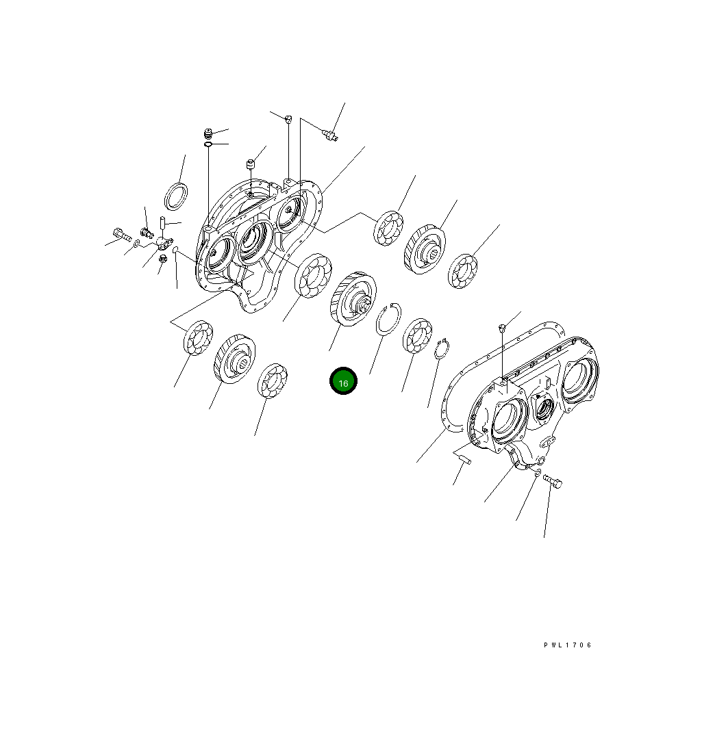 Шестерня 21M-38-11340 Komatsu