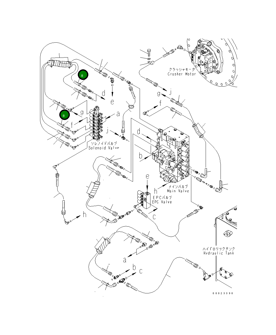 Шланг 02762-002A5 Komatsu