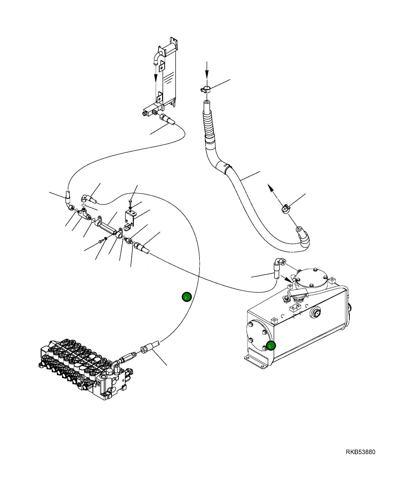 Шланг 20W-62-92331 Komatsu