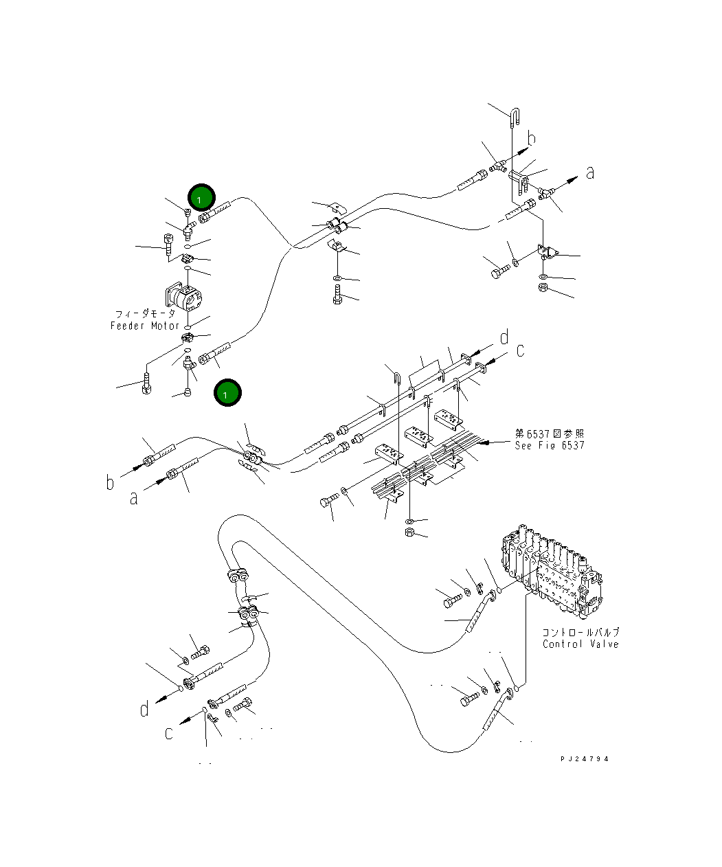 Шланг 07108-20611 Komatsu