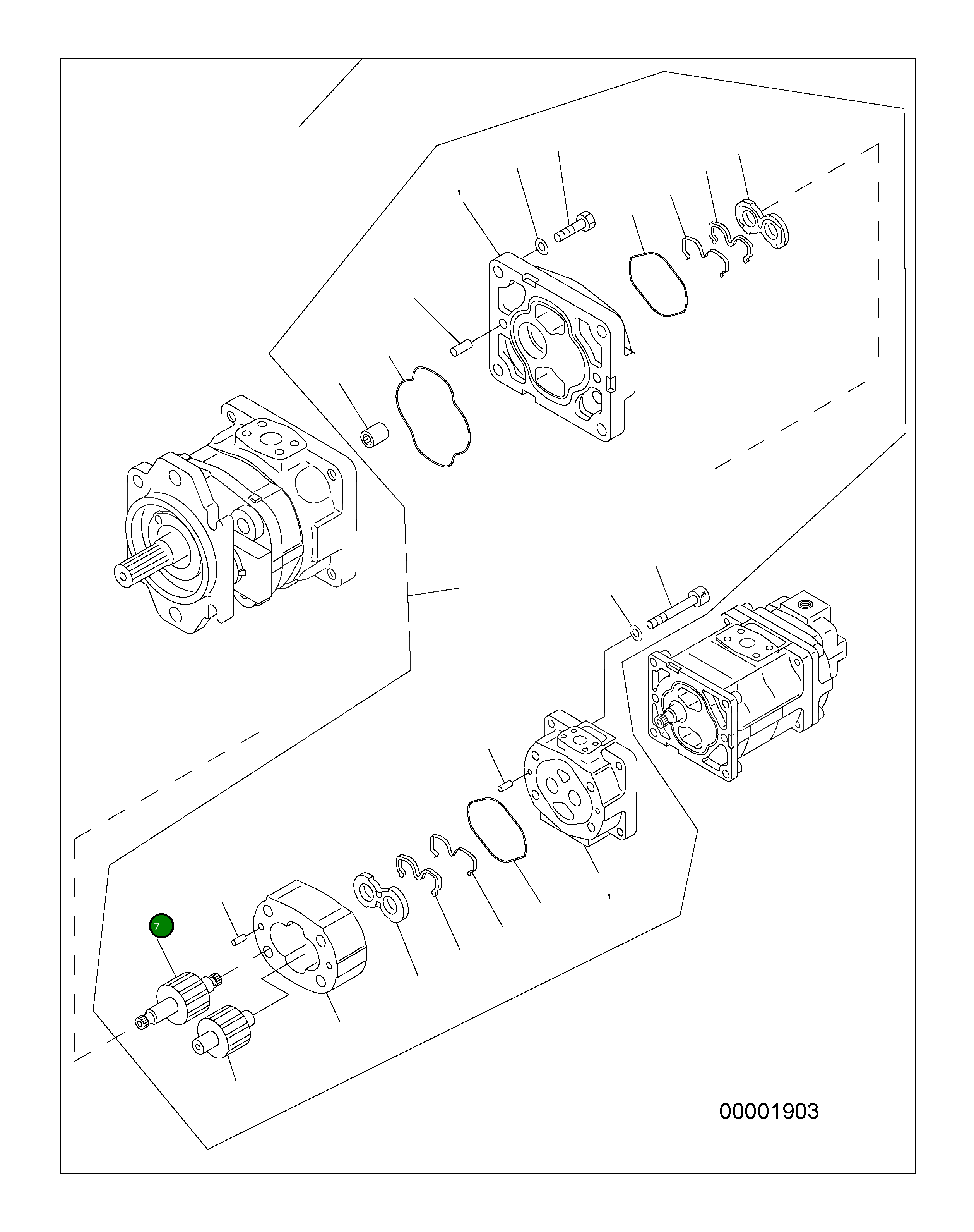 Шестерня 705-19-32760 Komatsu