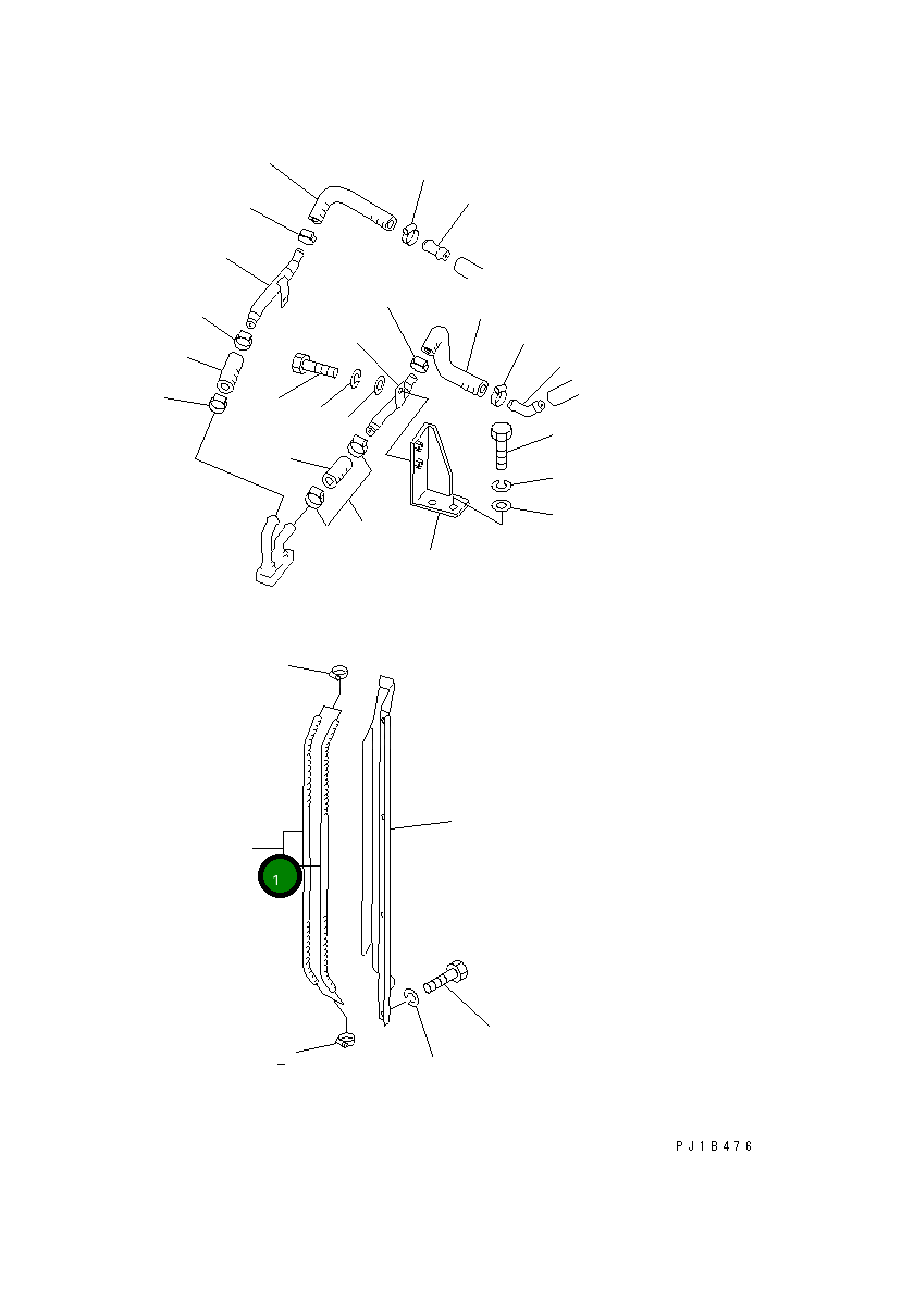 Шланг 195-979-2490 Komatsu