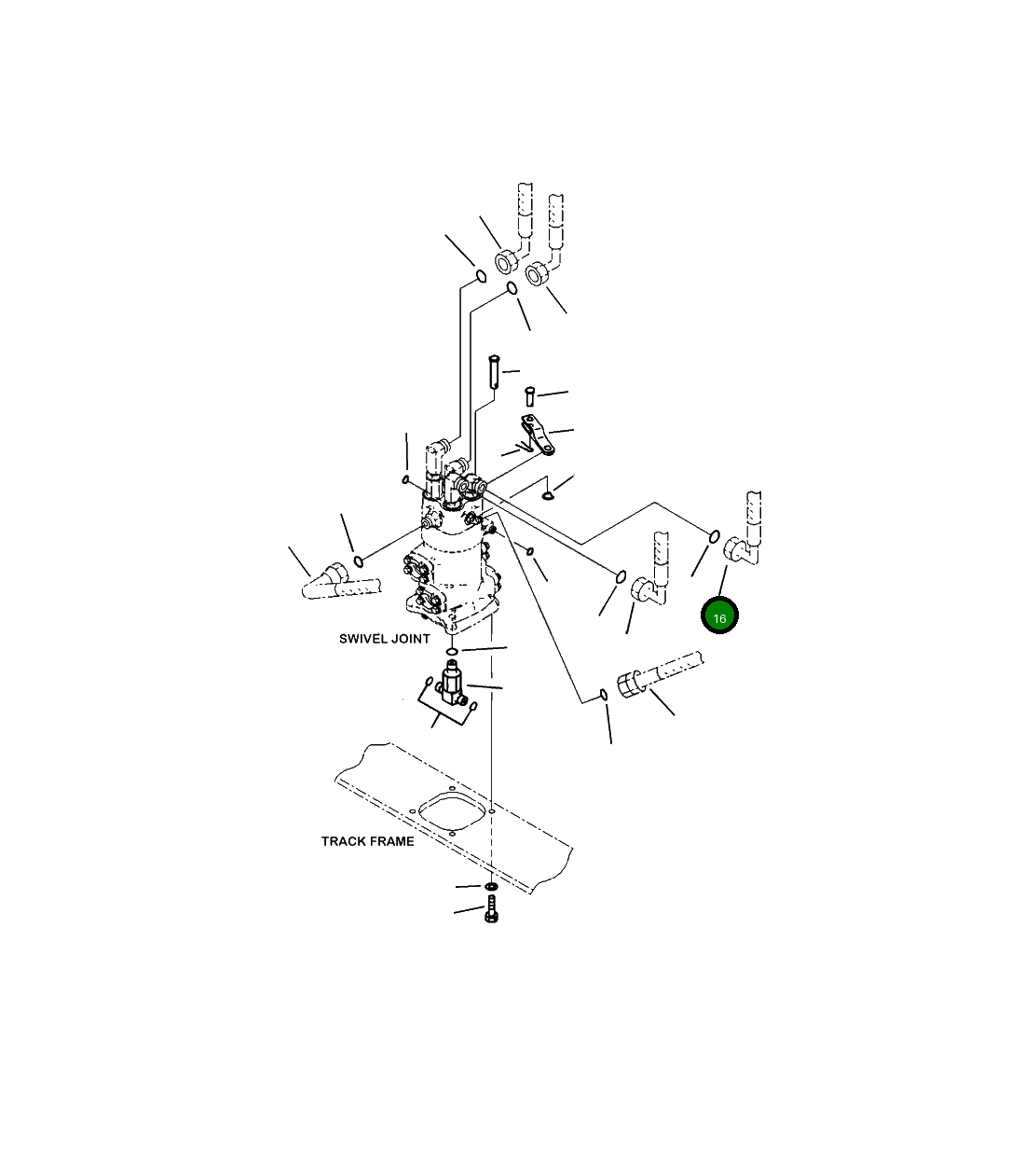 Шланг 206-62-36391 Komatsu