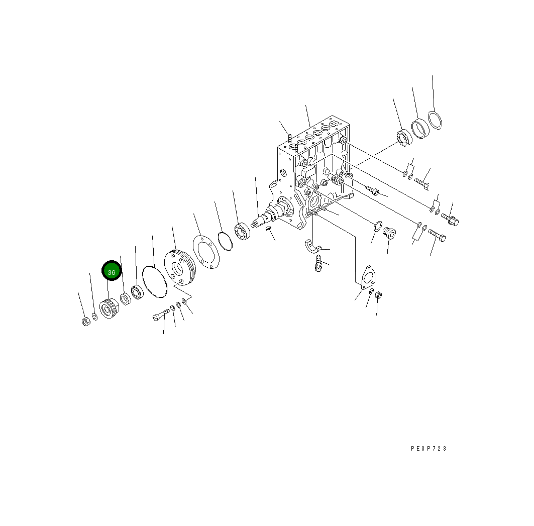 Шестерня DK134322-0101 Komatsu