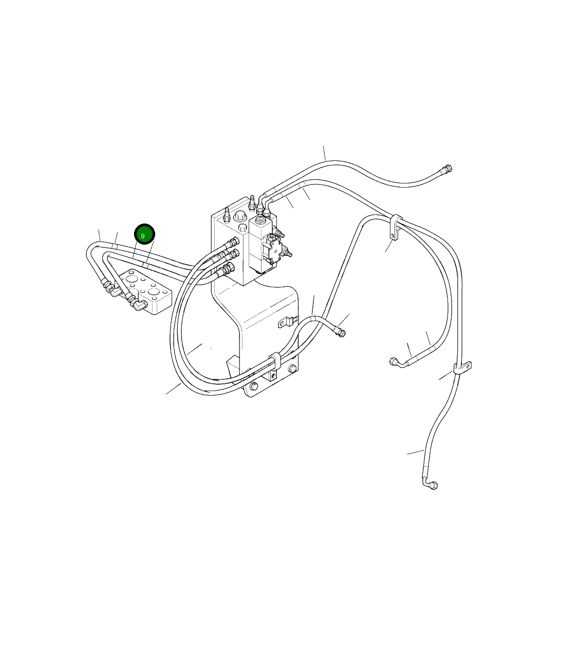 Шланг 02777-003A9 Komatsu
