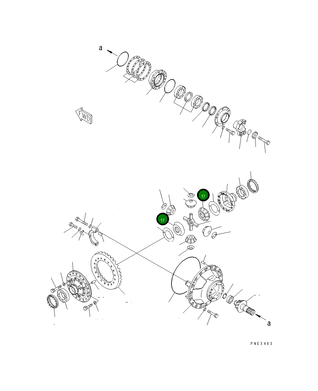 Шестерня 425-22-11430 Komatsu