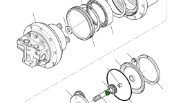 Шестерня RT6643501770 Komatsu
