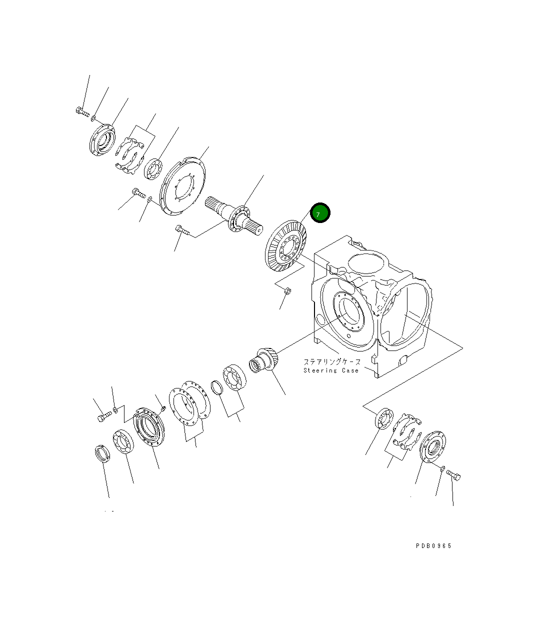 Шестерня 17A-22-15120 Komatsu