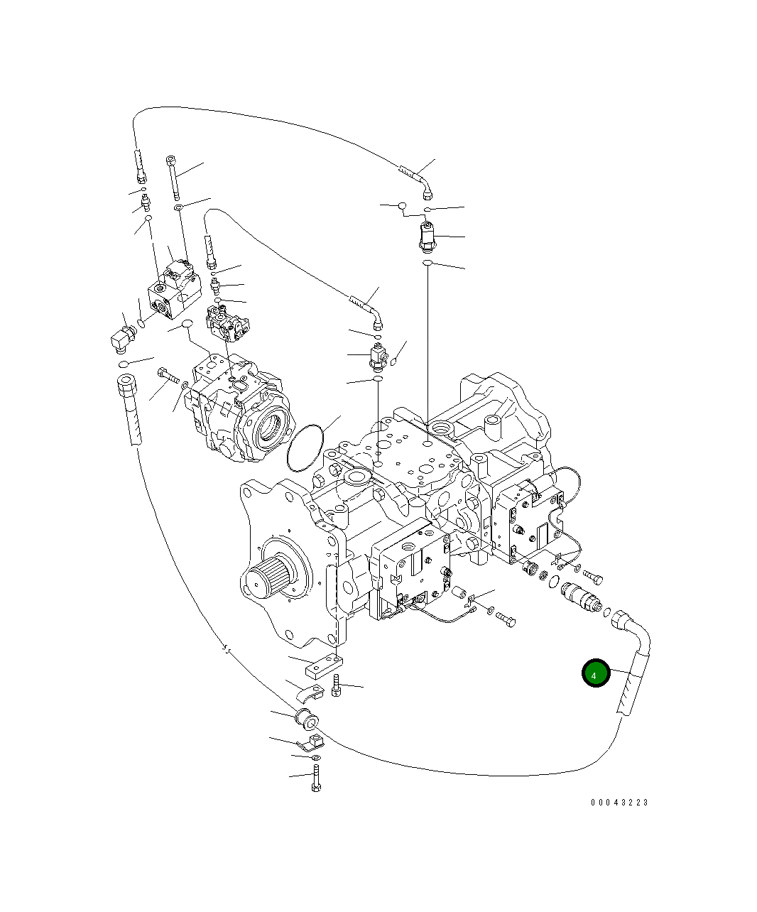 Шланг 02778-00511 Komatsu