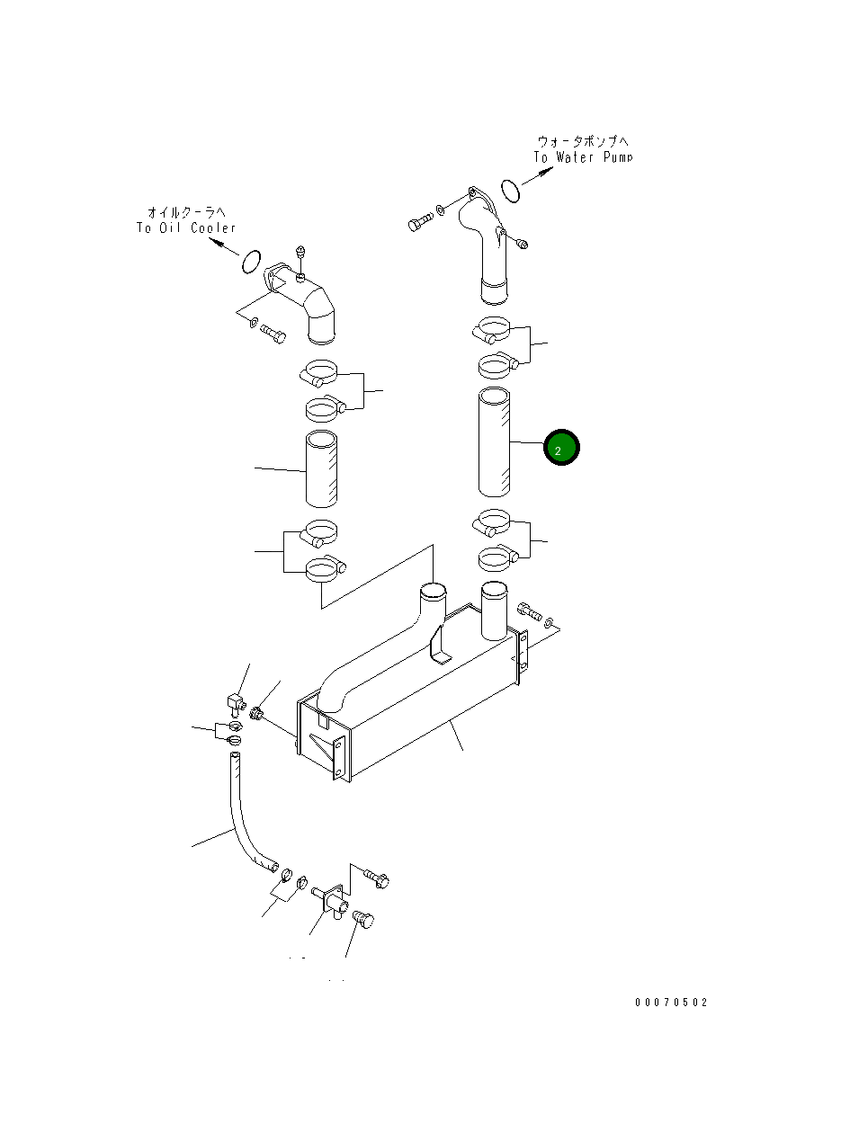 Шланг 07260-37425 Komatsu