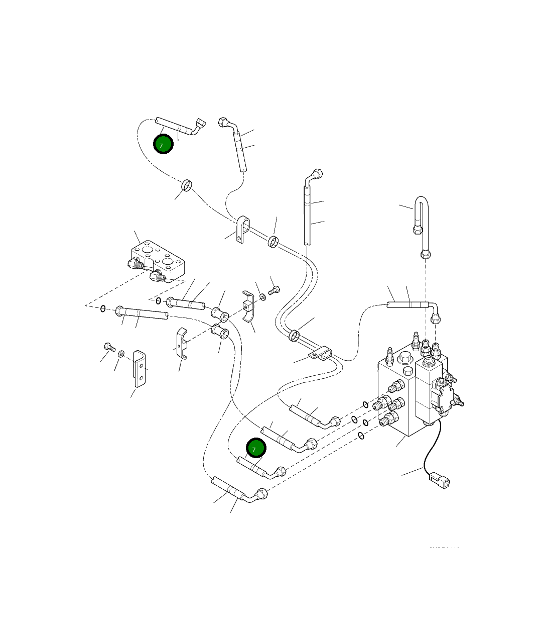 Шланг 206-62-A1470 Komatsu