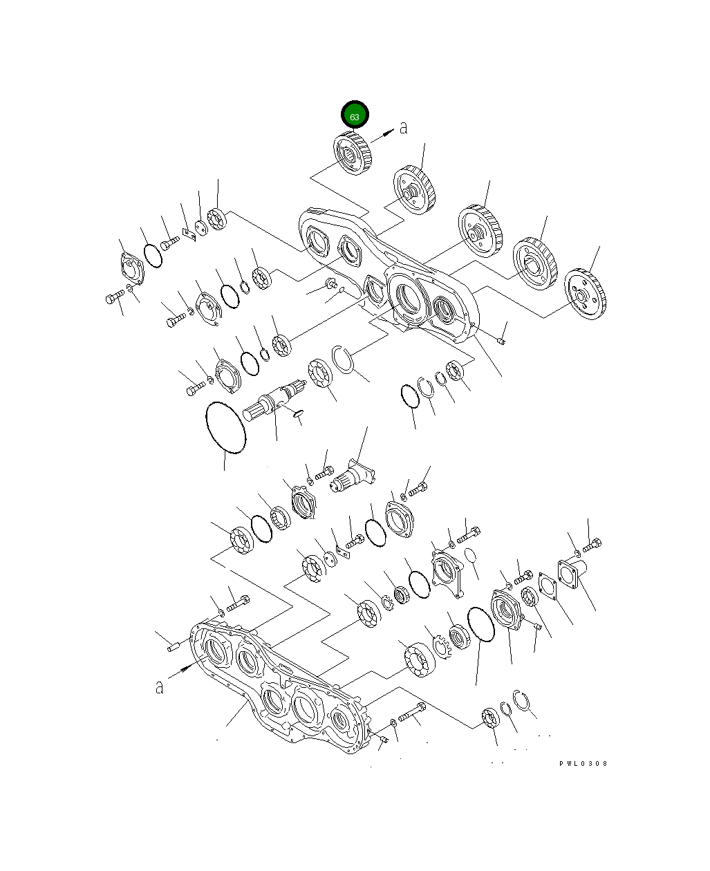 Шестерня 196-38-11220 Komatsu