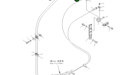 Шланг 07108-20341 Komatsu