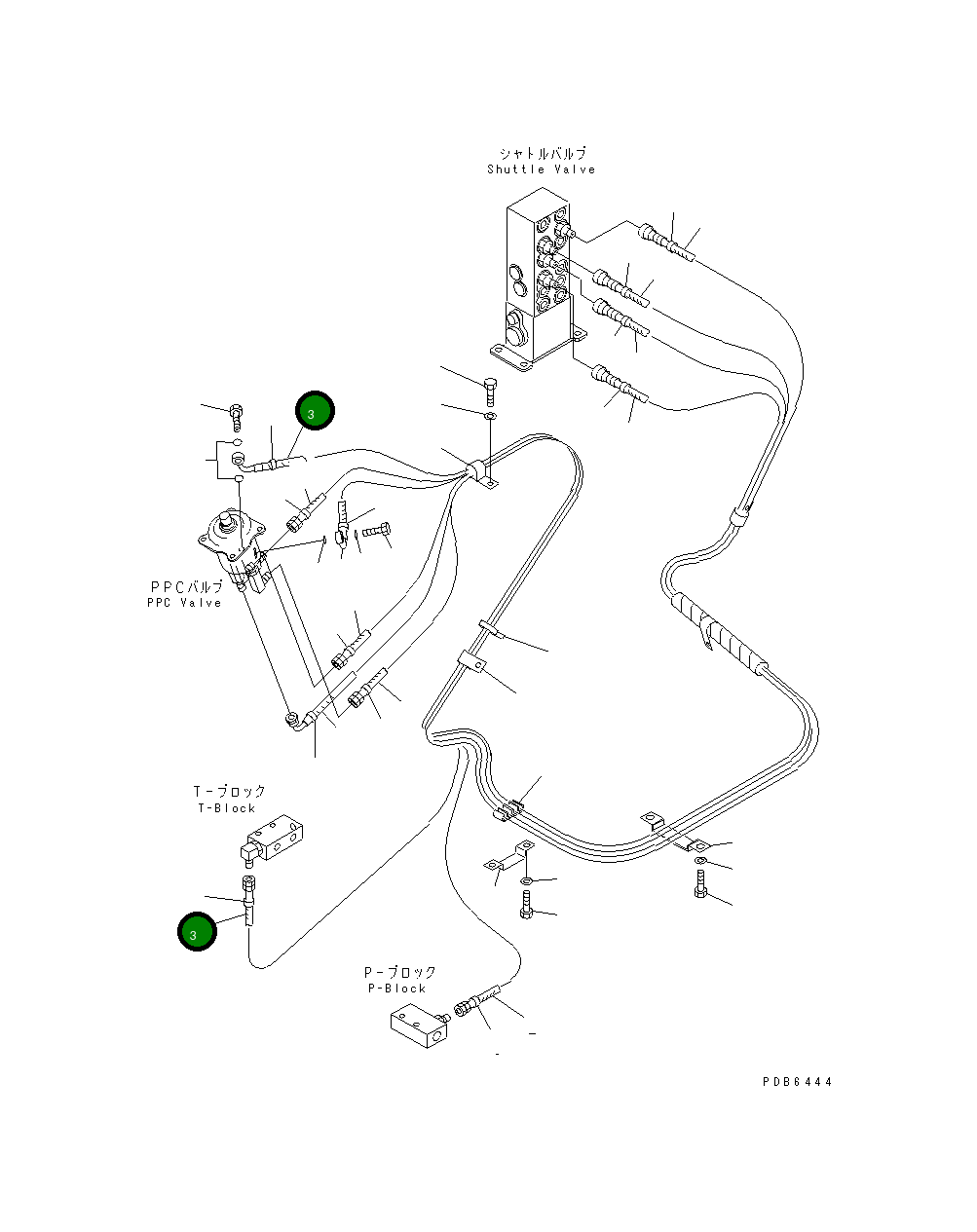 Шланг 20Y-62-23320 Komatsu