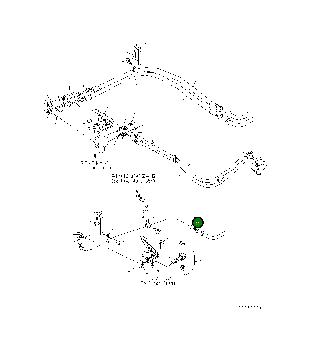 Шланг 02755-00412 Komatsu