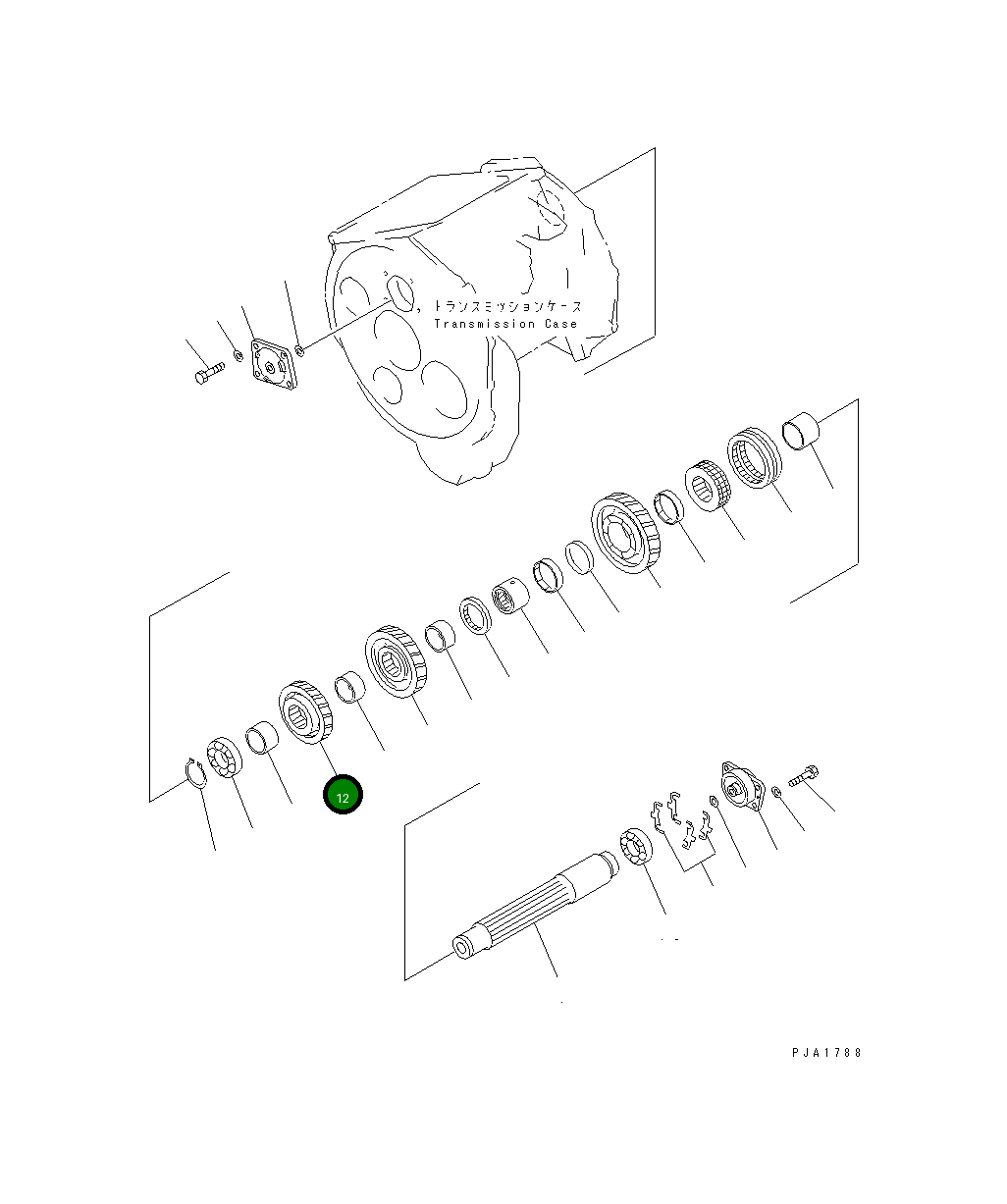 Шестерня 14X-14-12190 Komatsu