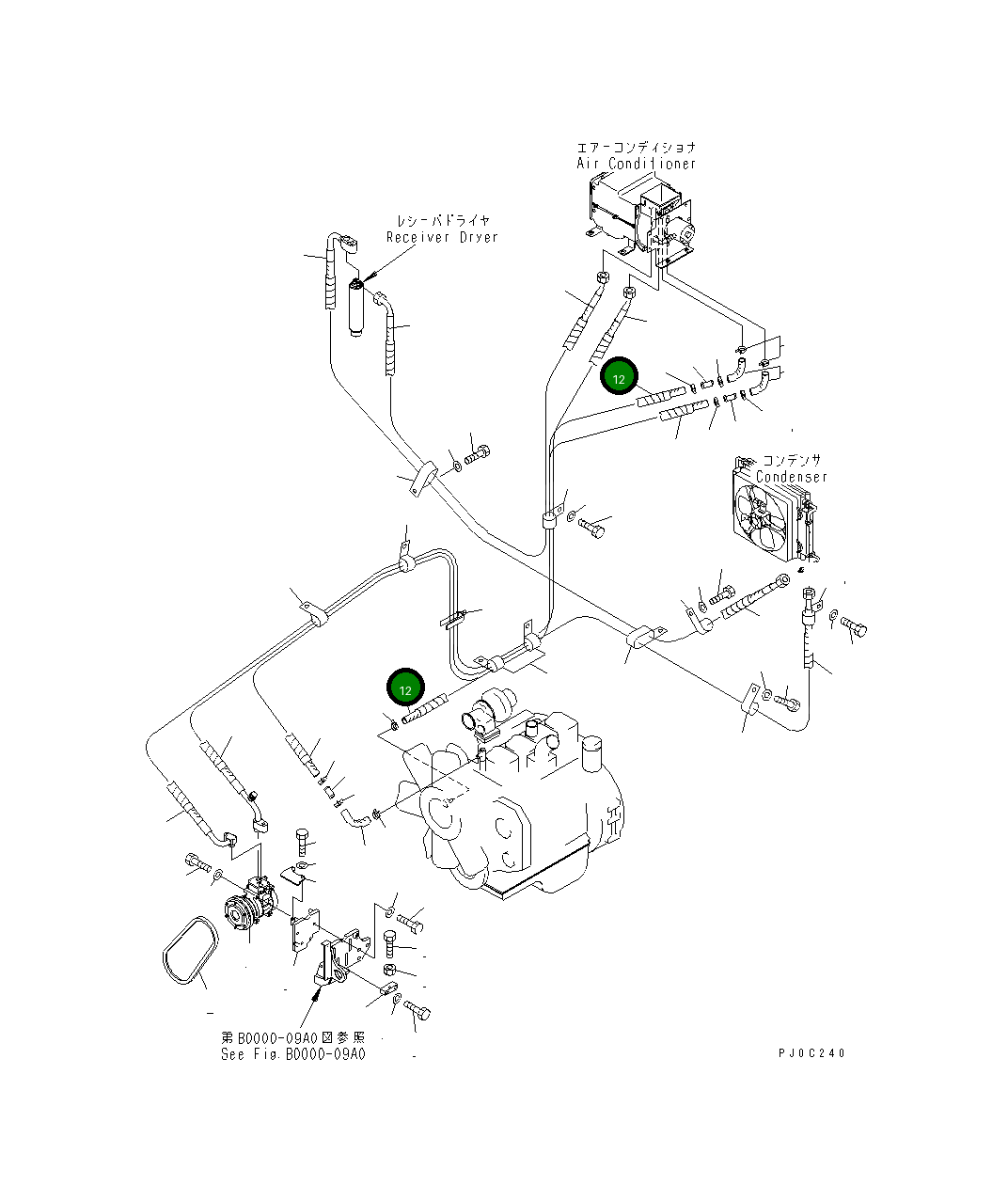 Шланг 11Y-979-5521 Komatsu