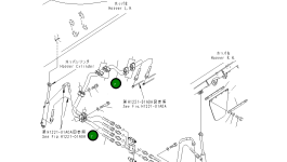 Шланг 07621-00329 Komatsu