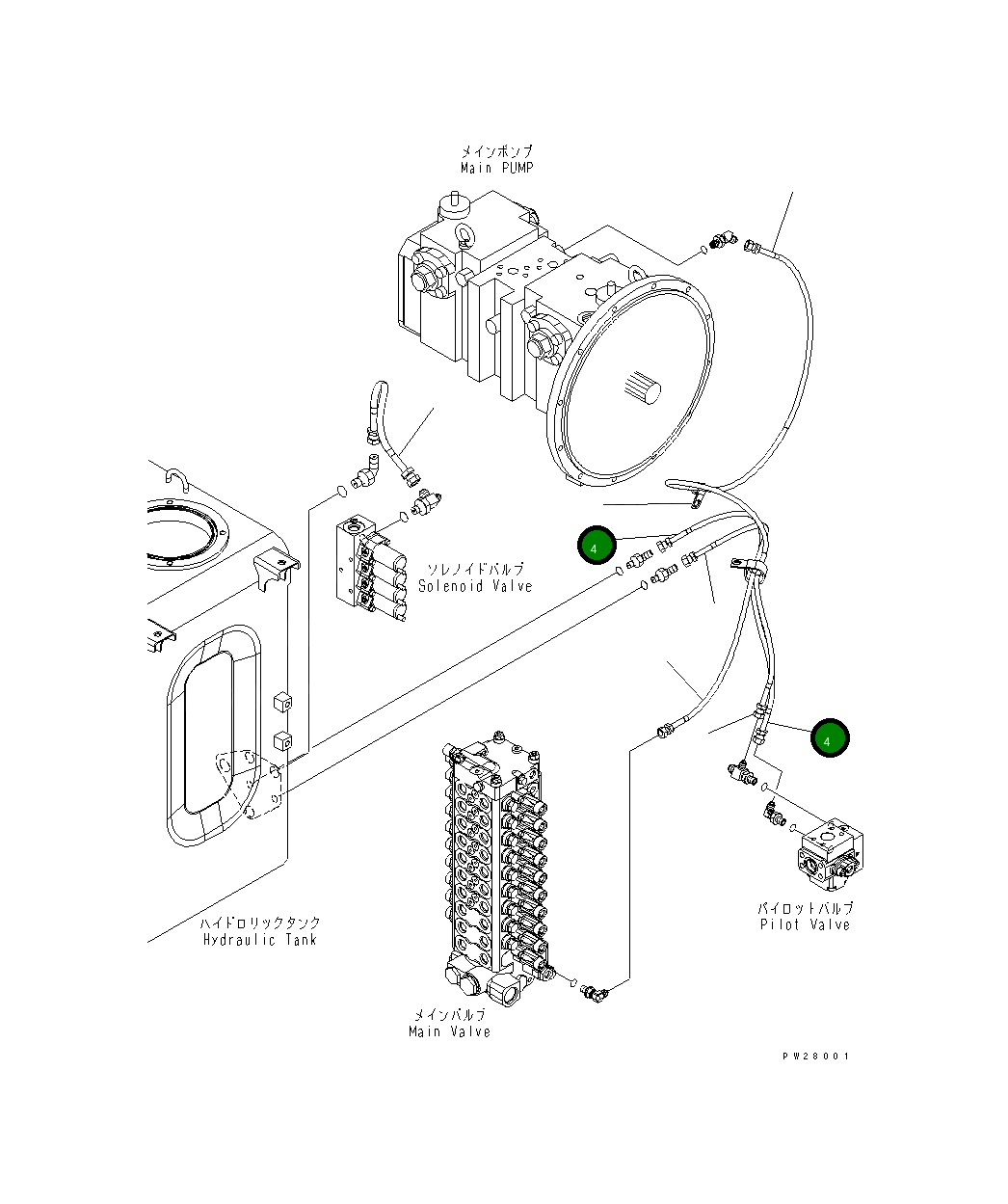 Шланг 07621-00209 Komatsu