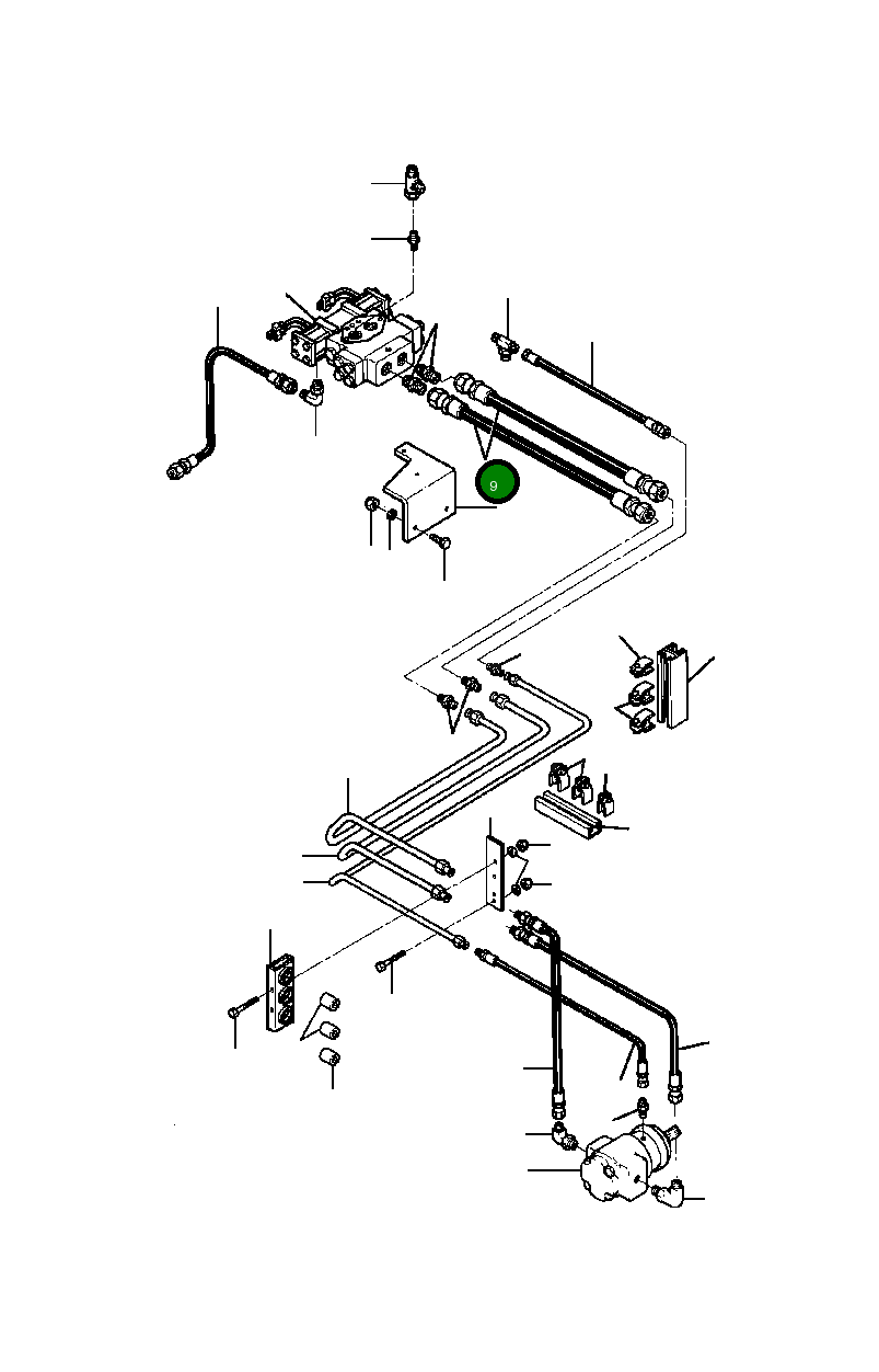 Шланг 1432 660 H1 Komatsu
