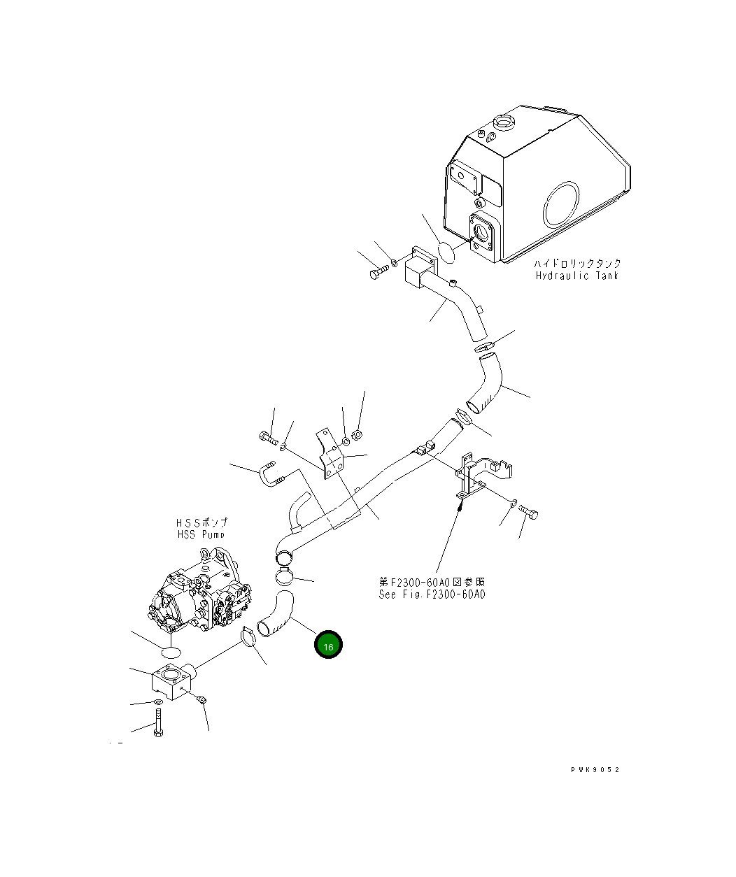 Шланг 134-62-62320 Komatsu