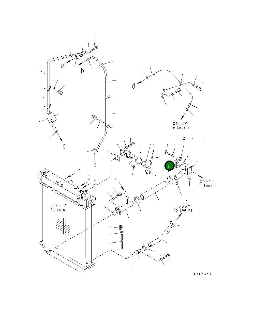 Шланг 175-03-71340 Komatsu