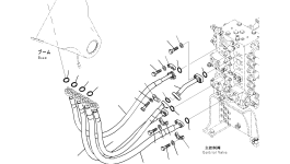 Шланг 205-62-31111 Komatsu
