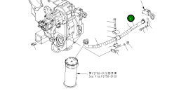 Шланг 154-49-75490 Komatsu