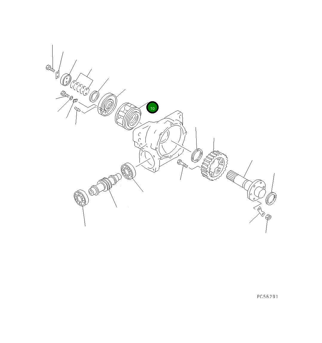 Шестерня 233-71-13354 Komatsu