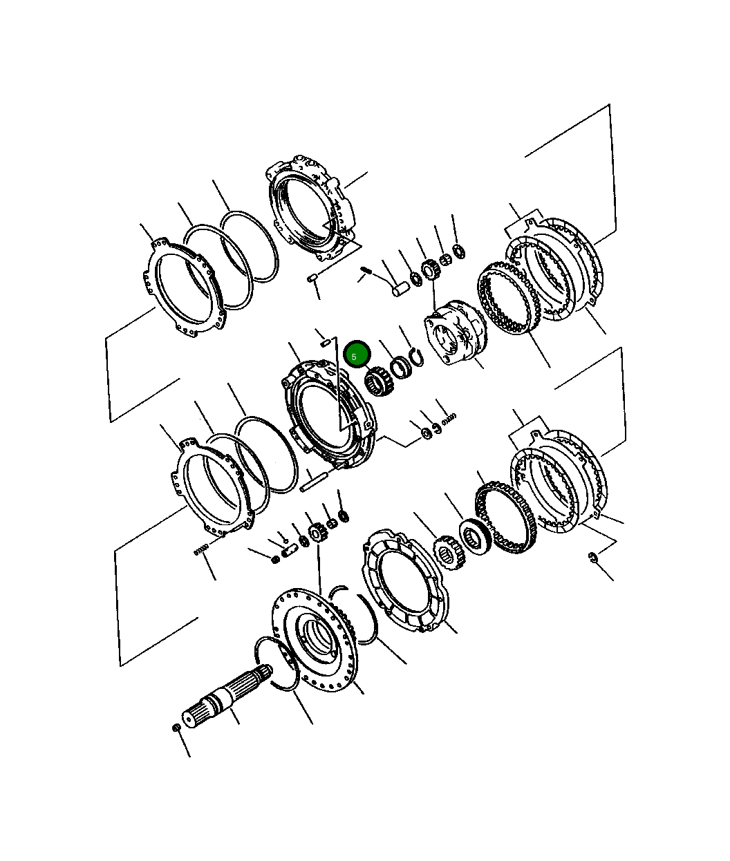 Шестерня 424-15-12231 Komatsu