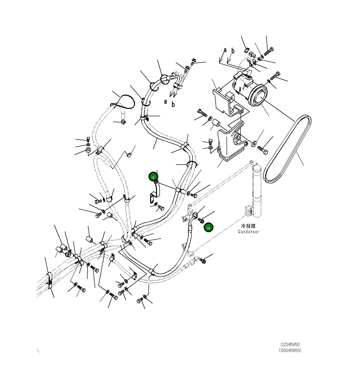 Шланг 20Y-810-D140 Komatsu