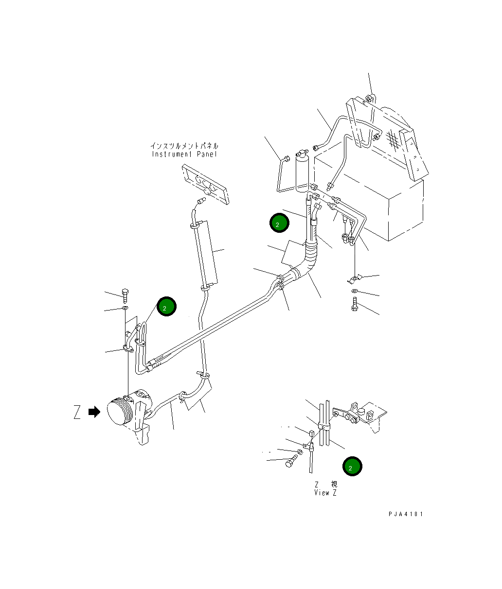 Шланг 114-X11-3690 Komatsu